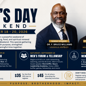 2026 Men’s Day Weekend Registration